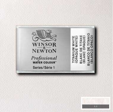 Winsor & Newton - Akvarelfarve Pan - Titanium White