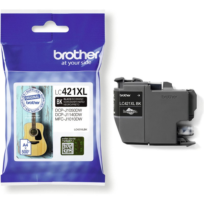Brother cartouche LC421XL noire pour imprimante jet d'encre