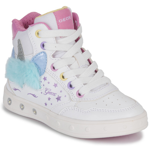 Geox - J SKYLIN GIRL C - Blanc / Bleu