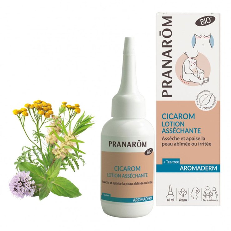 Cicarom Lotion Asséchante Bio 40ml Aromaderm pranarom