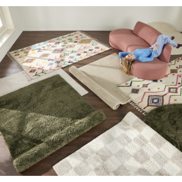 Vloerkleed Berber Marroc color 160x230 cm