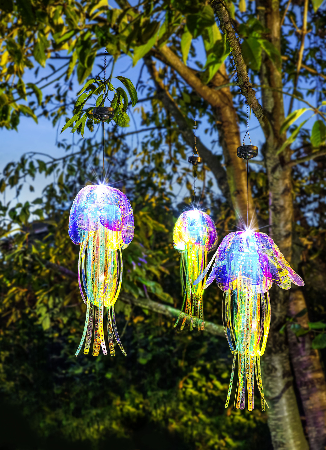 Solar-LED-Qualle