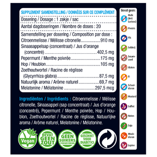 Lucovitaal Melatonine Thee 20ST