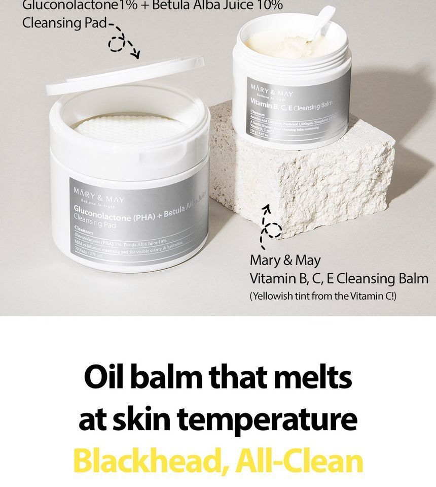 Mary&May - Reinigende balsem met vitamine B, C en E