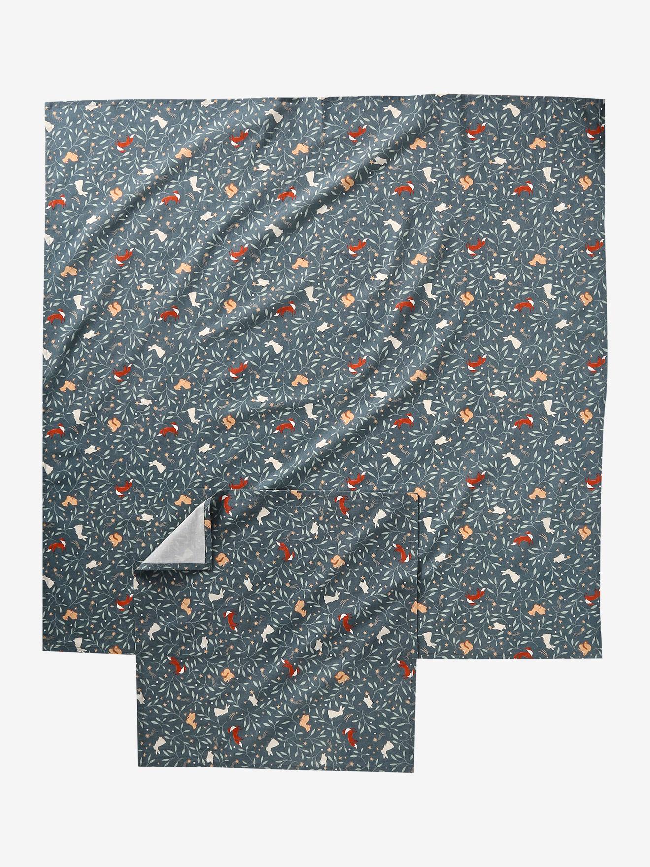Pacote com 2 bandagens de tecido Furoshiki com estampa 
