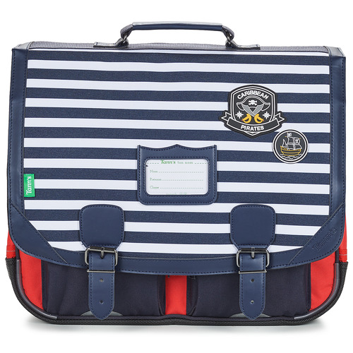 Tann's - MALEAUME CARTABLE 41 CM - Blanc / Marine / Rouge