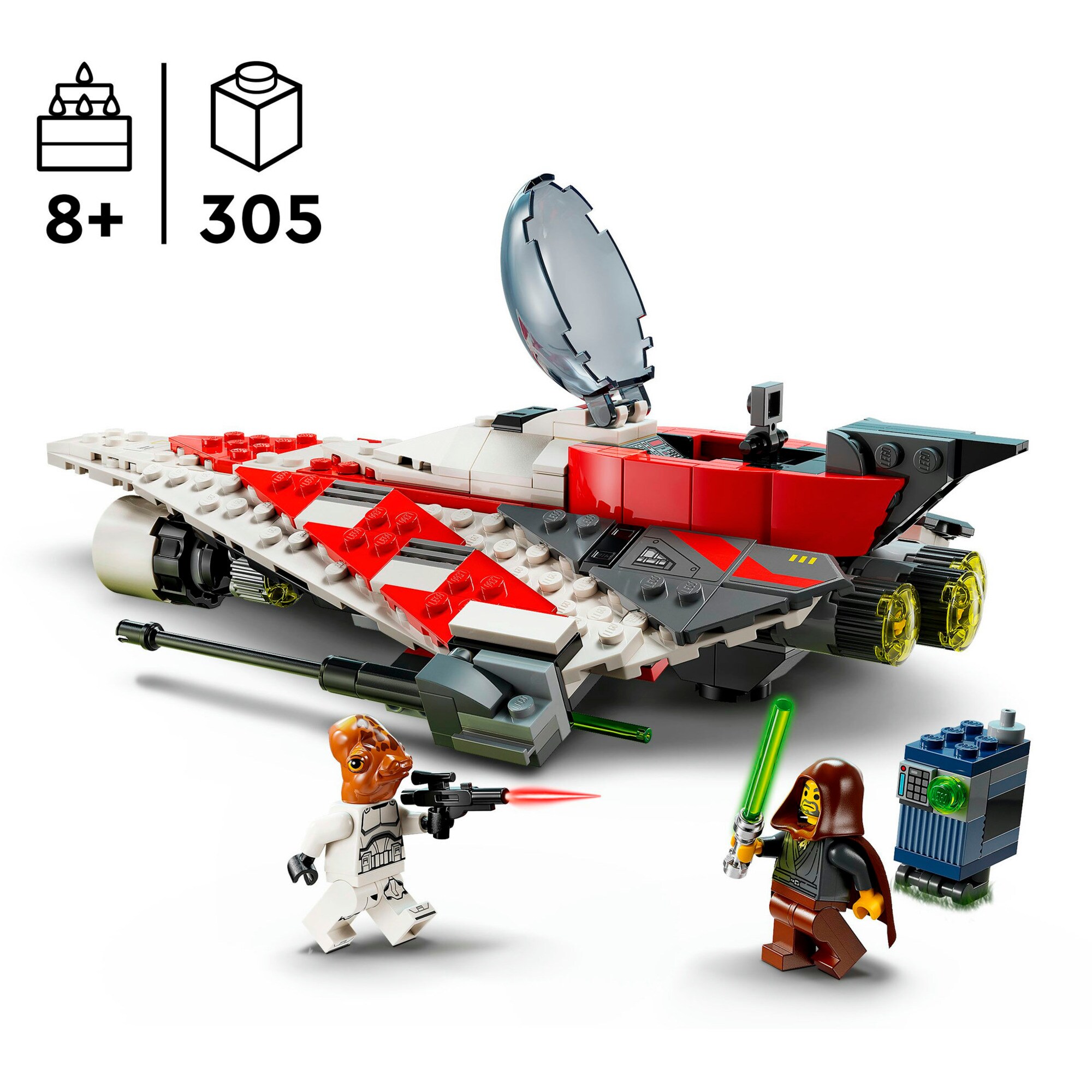 LEGO Konstruktionsspielzeug Star Wars Jedi Bobs Sternjäger