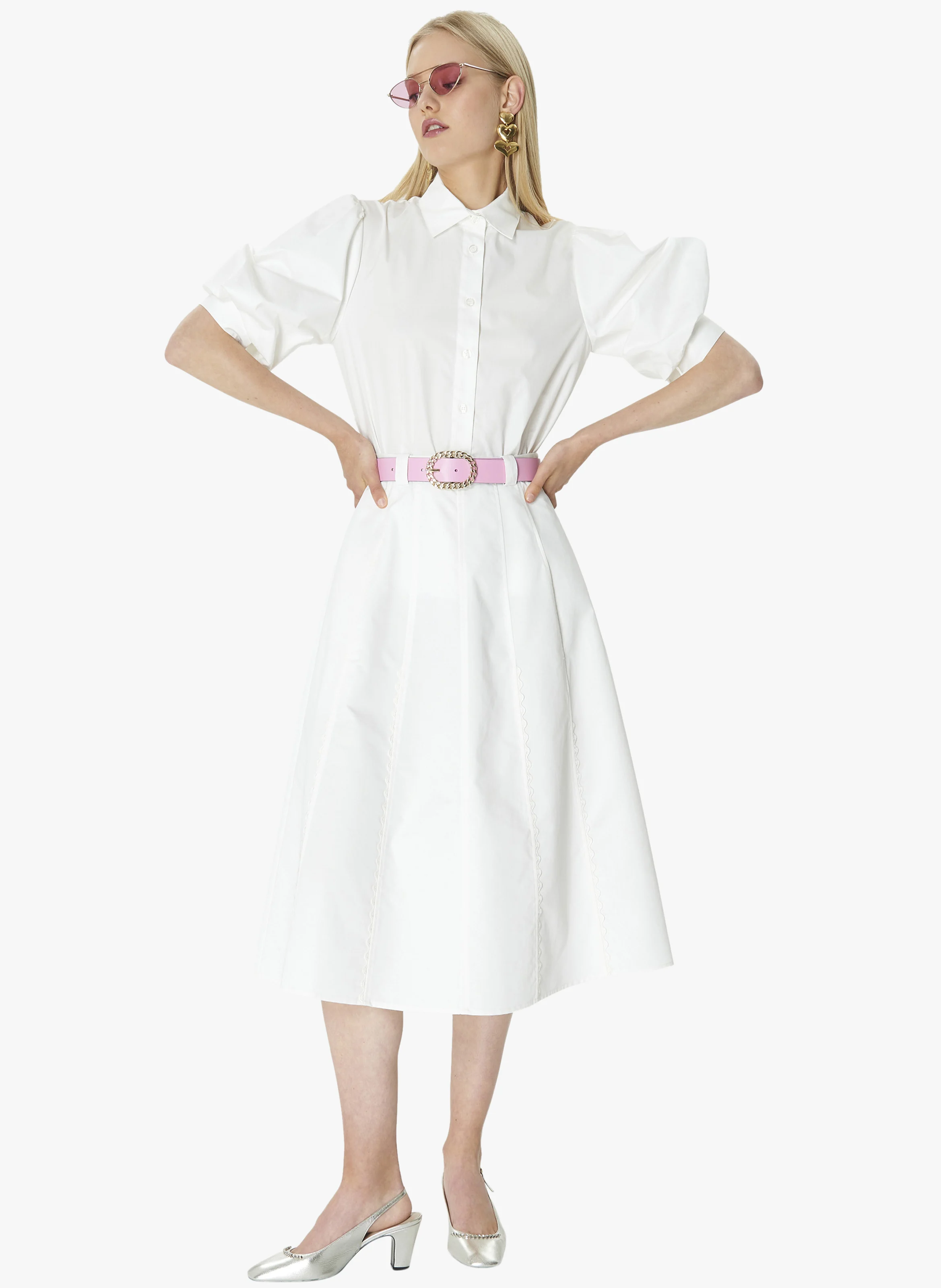 CALYPSO - Chemise ample en coton bio | Blanc