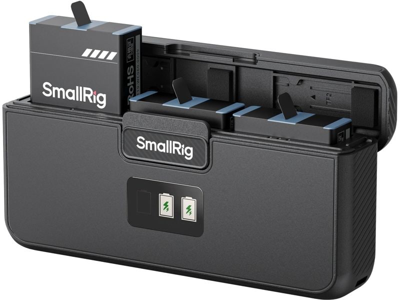 Smallrig Digitalkamera-Akku GoPro Hero Battery and Charger Ersatzakku mit Ladecase