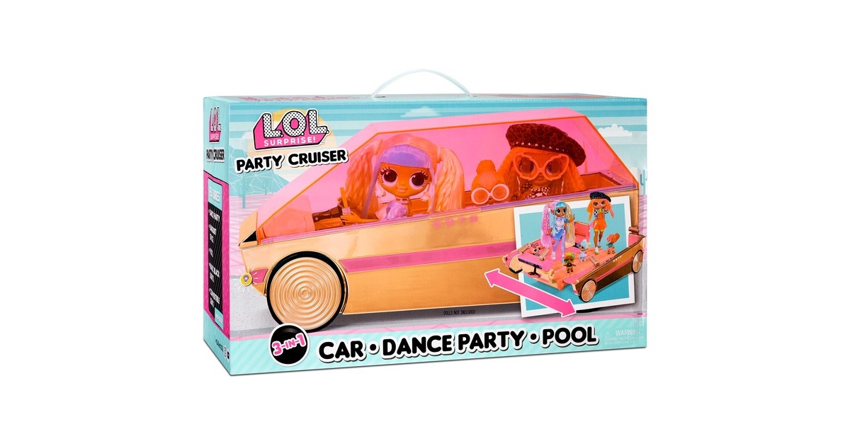 MGA EntertainmentL.O.L. Surprise! - 3-in-1 Party Cruiser Speelgoedvoertuig