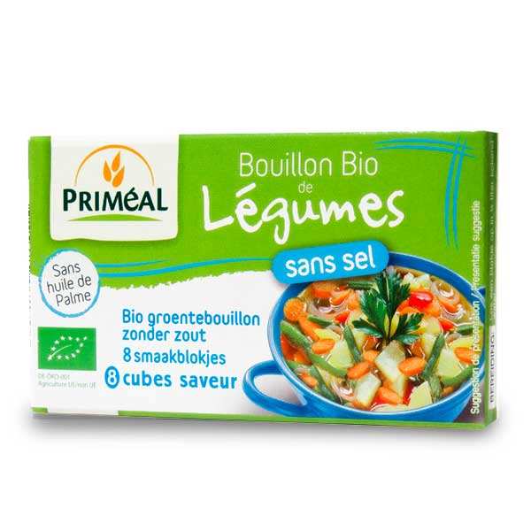 Bouillon de légumes sans sel bio