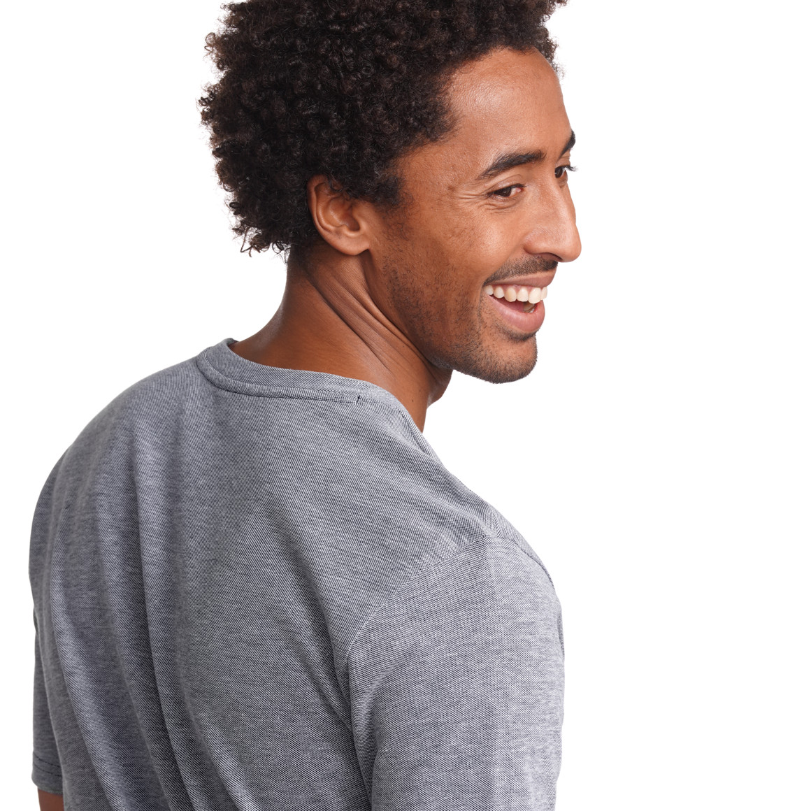 VanVaan Herren T-Shirt in Piqué-Qualität dunkelblau