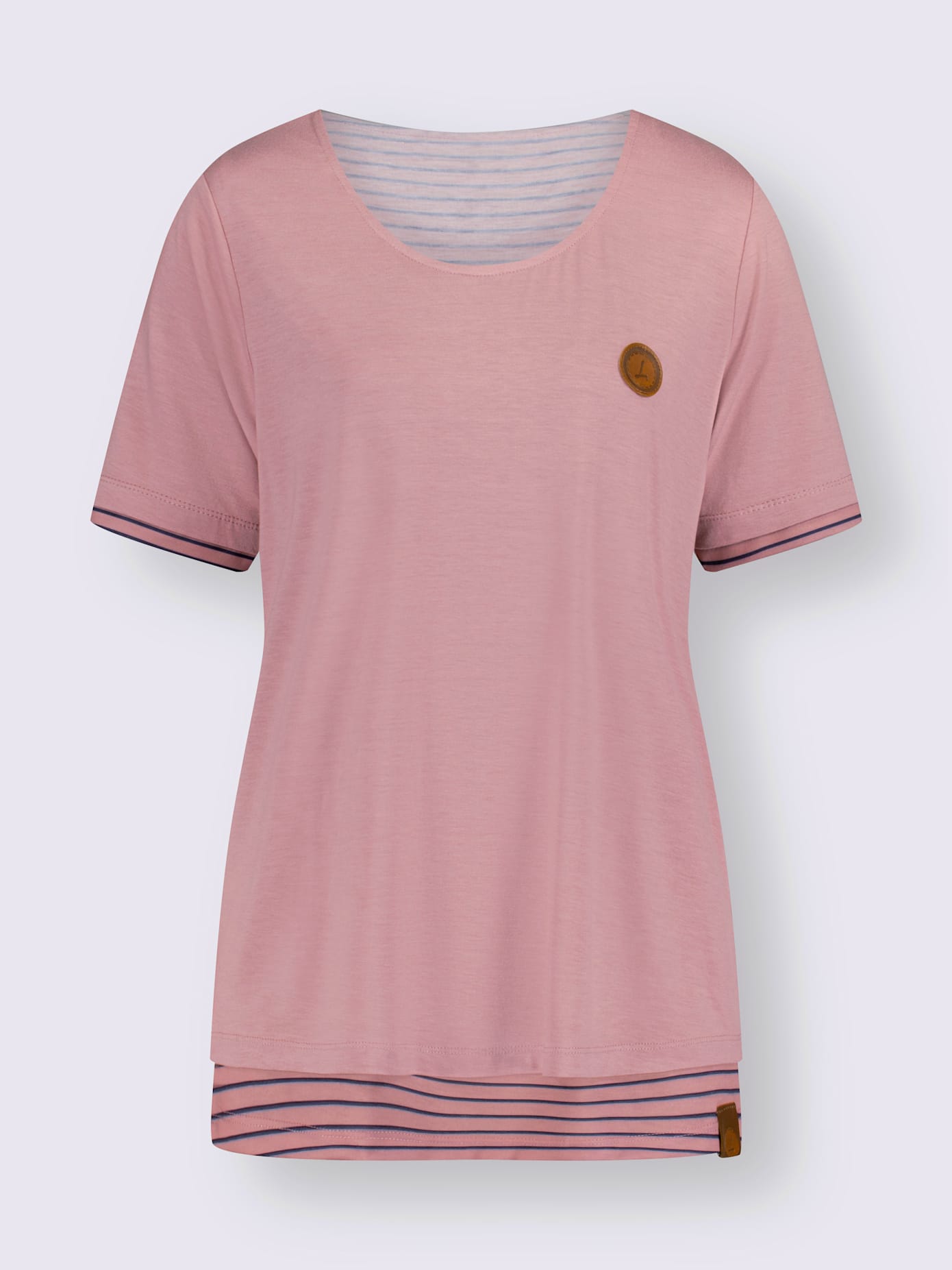 T-shirt 2 en 1 viscose