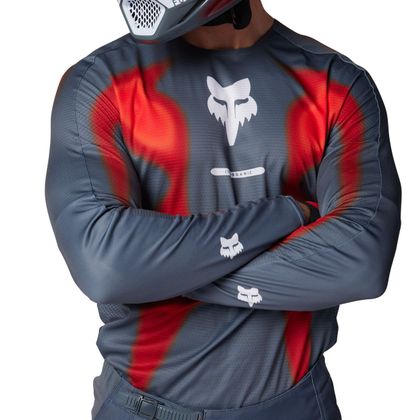 Maillot cross Fox 360 VOLATILE JERSEY 2024 - Gris / Rouge