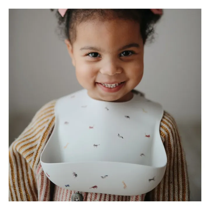 Mushie Bavoir en silicone | Beige