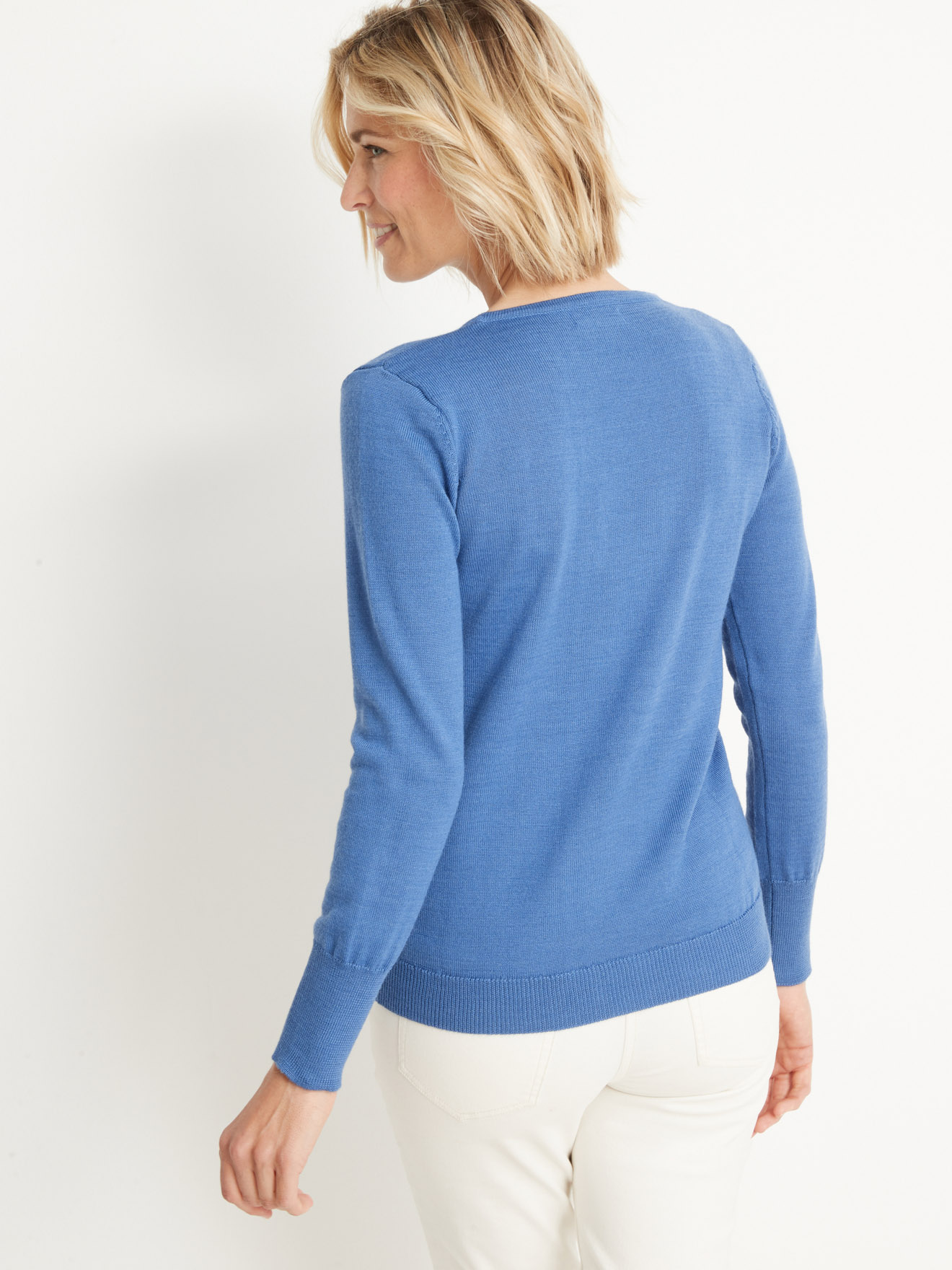 Pull encolure ronde 50% laine mérinos