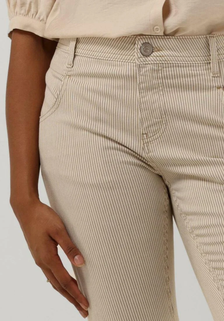MOS MOSH zand mos mosh slim fit jeans nelly stripe pant