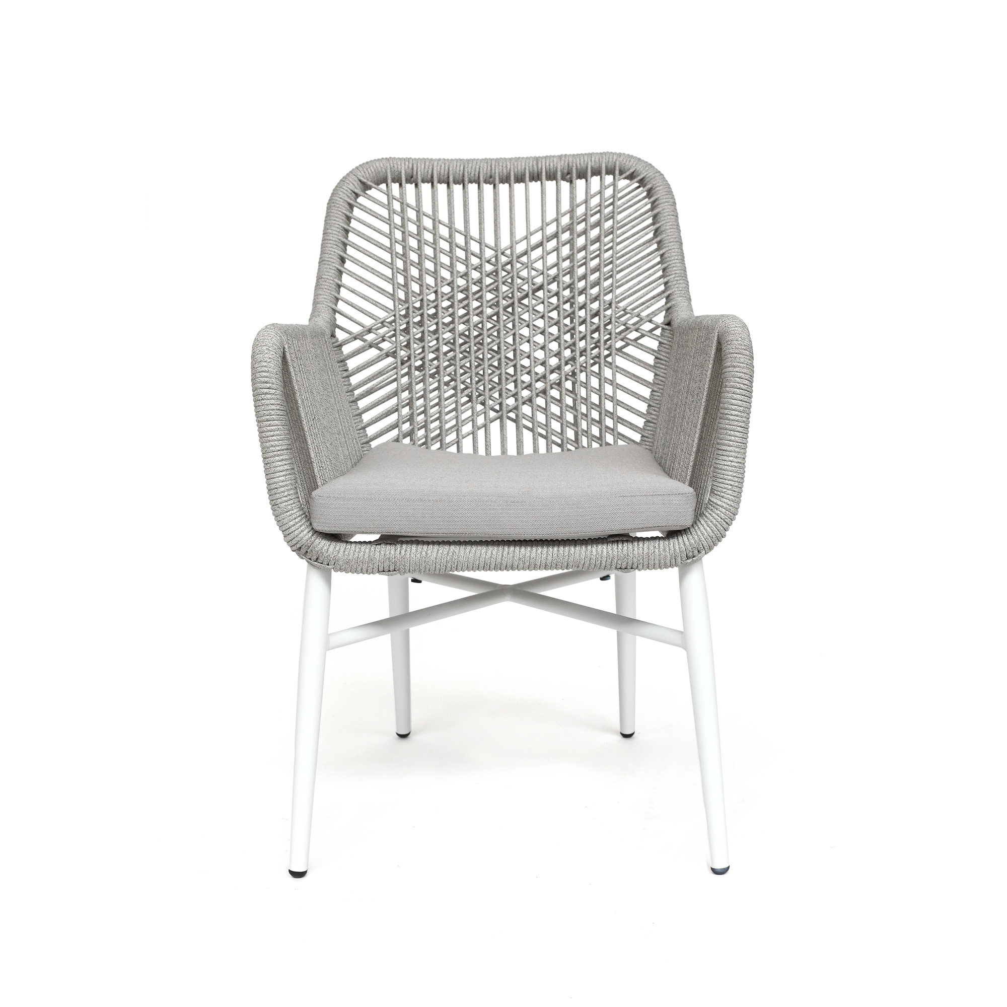 Armsessel 'Denholdt' hellgrau, stapelbar, B 56,5 cm, H 84 cm, L 63 cm günstig bestellen