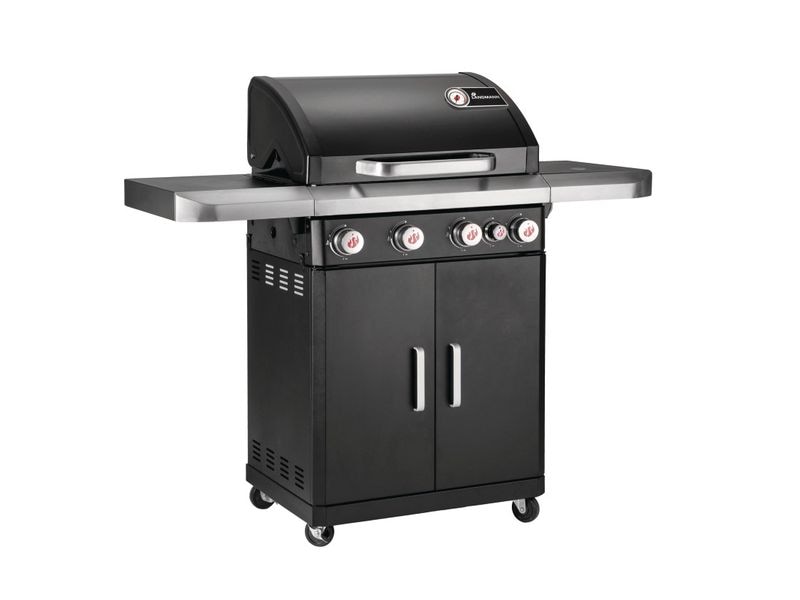 Landmann Gasgrill Rexon 4.1 CooK Gasgrill mit Seitenbrenner