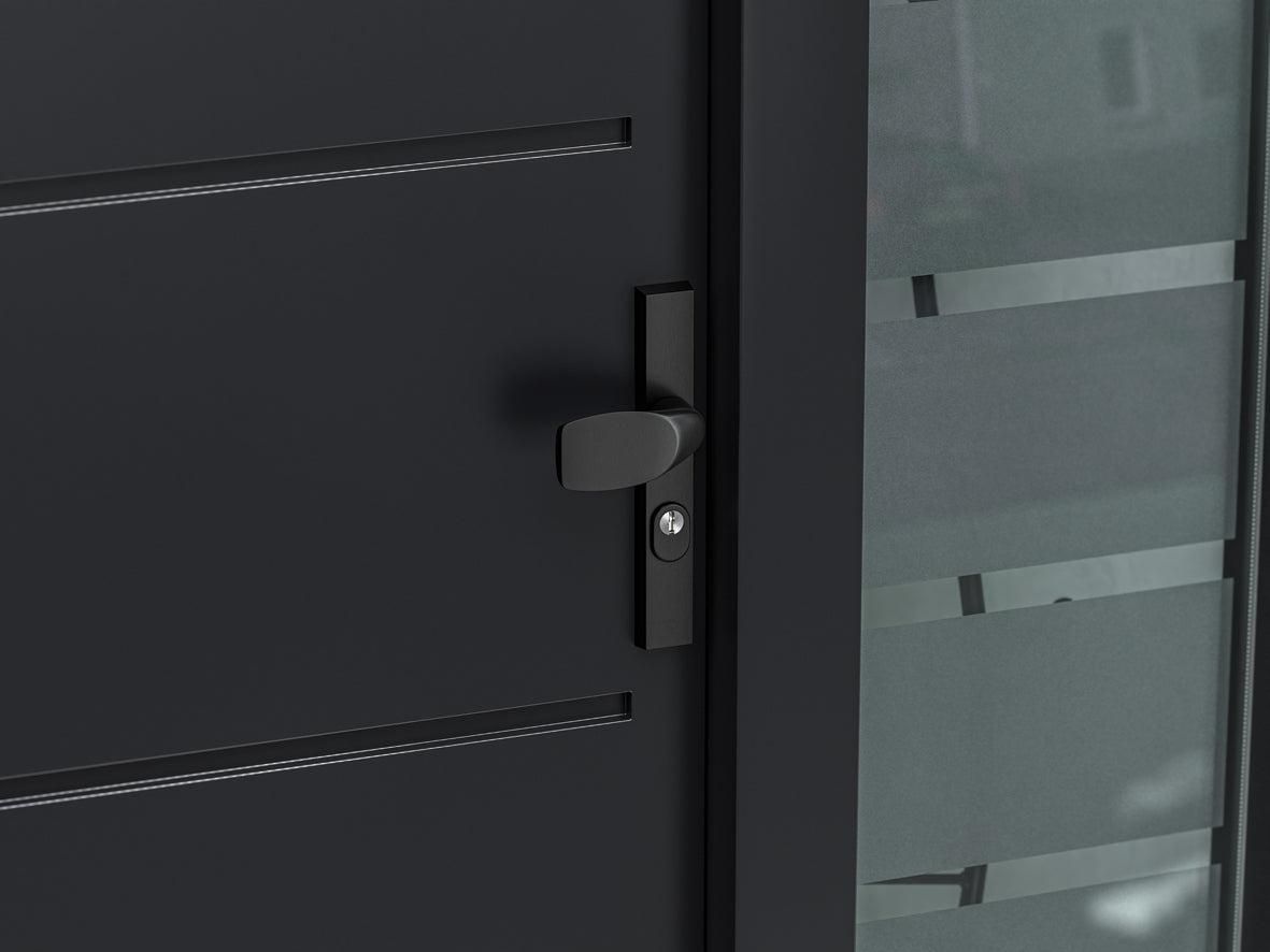 AXA 6767 Veiligheidsbeslag Edge Plus smal Wing-knop kruk Blok PC92 anti-kerntrek F8 - 6767-49-18/92K