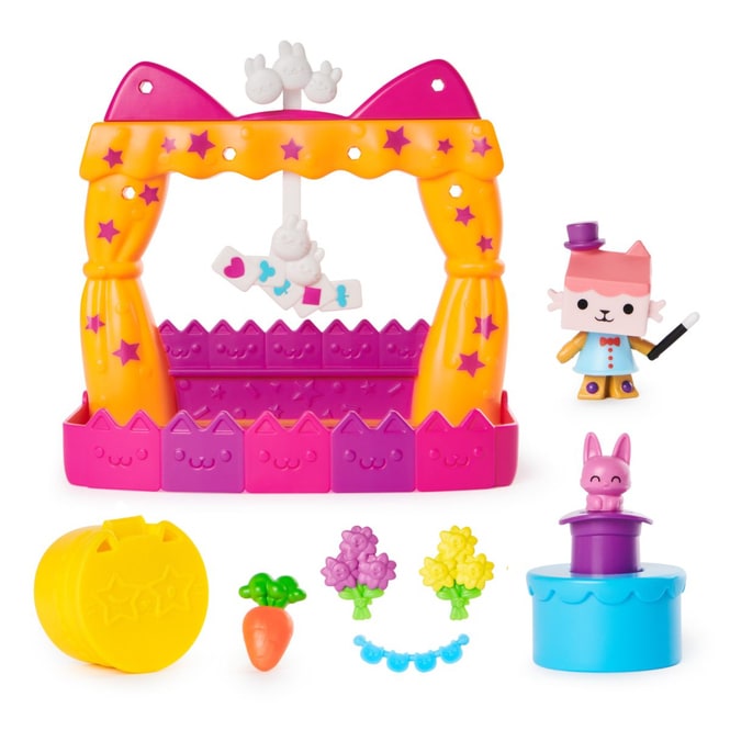 Gabby's Dollhouse - Balkon-Spielset - Baby Box - Talentwettbewerb