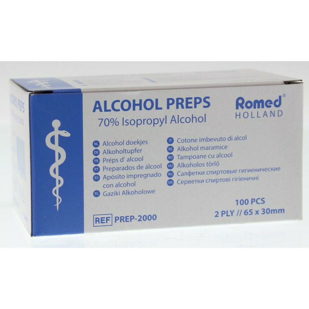 Romed Alcohol Doekjes 100 stuks
