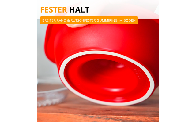 Westmark Limetta Zitrus- und Orangenpresse 350 ml rot