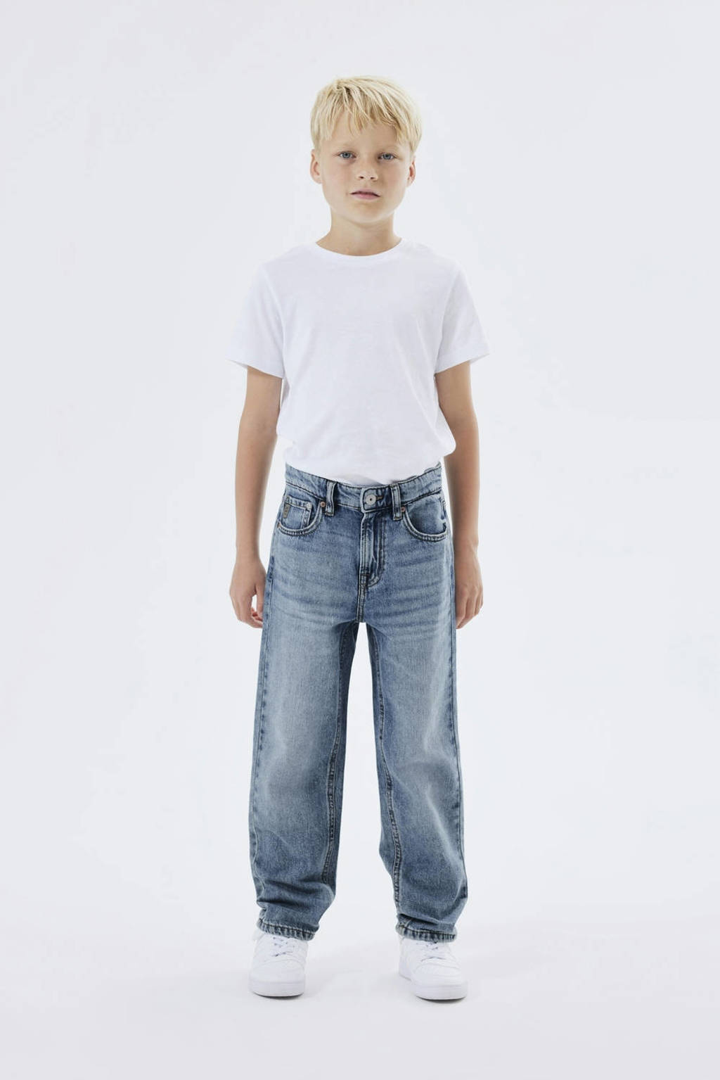 NAME IT straight fit jeans NKMRYAN medium blue denim