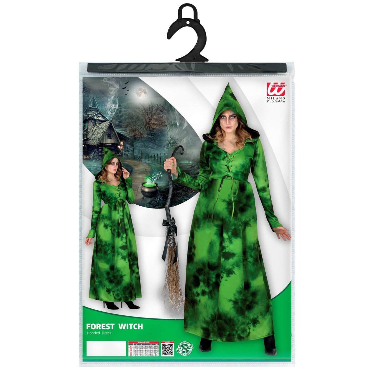 Halloween Jurk Groen Bosheks