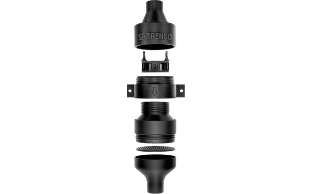 Setrelino Inline-Klo-Entlüftung mit Aktivkohle