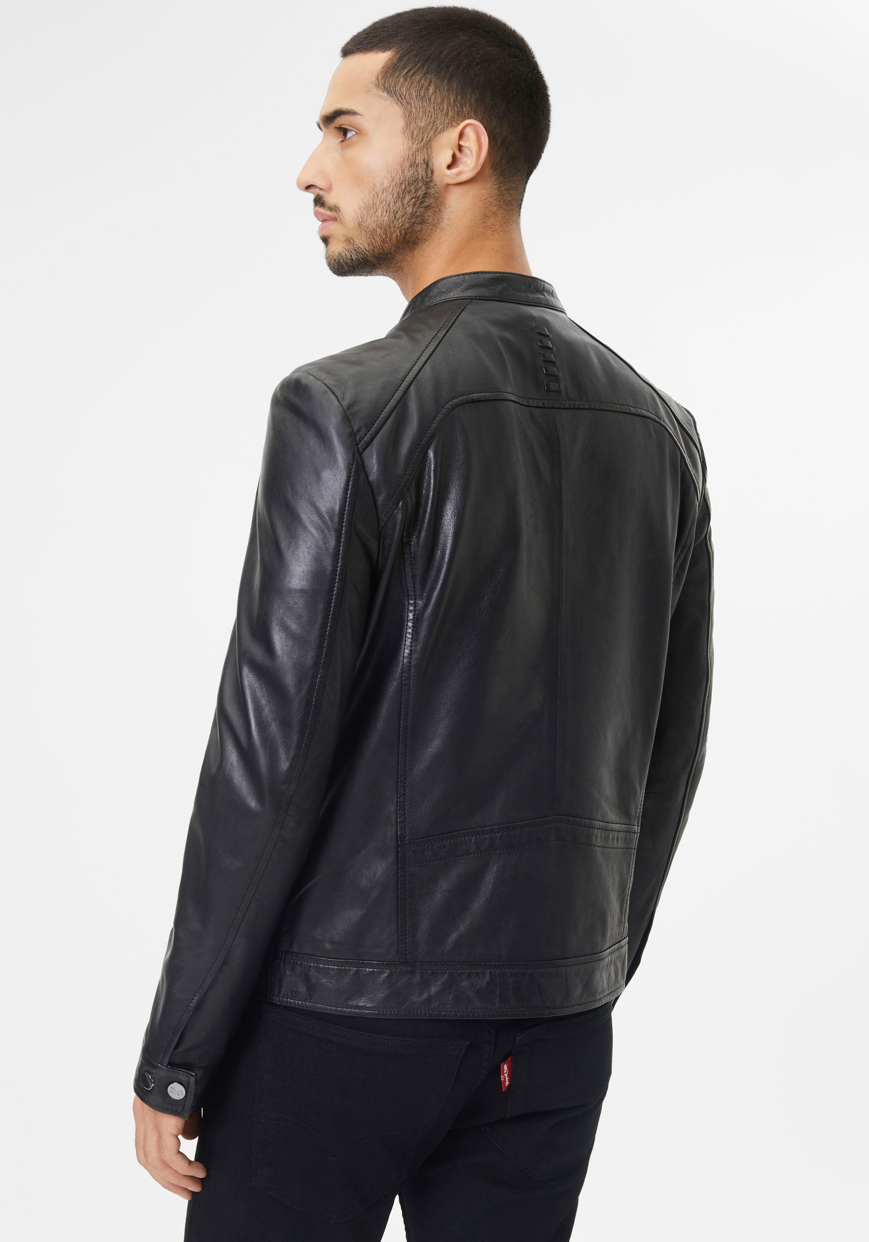 Mauritius Lederjacke »G2MIgnacy SF« mit Reissverschlusstaschen