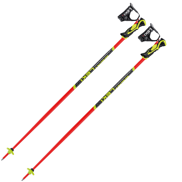 Bâton de ski LEKI WORLDCUP LITE SL 3D RED/BLACK/NEON YELLOW