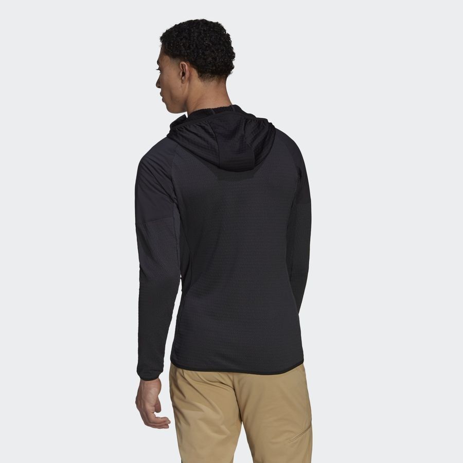 adidas Veste Terrex Fleece avec capuche - Noir