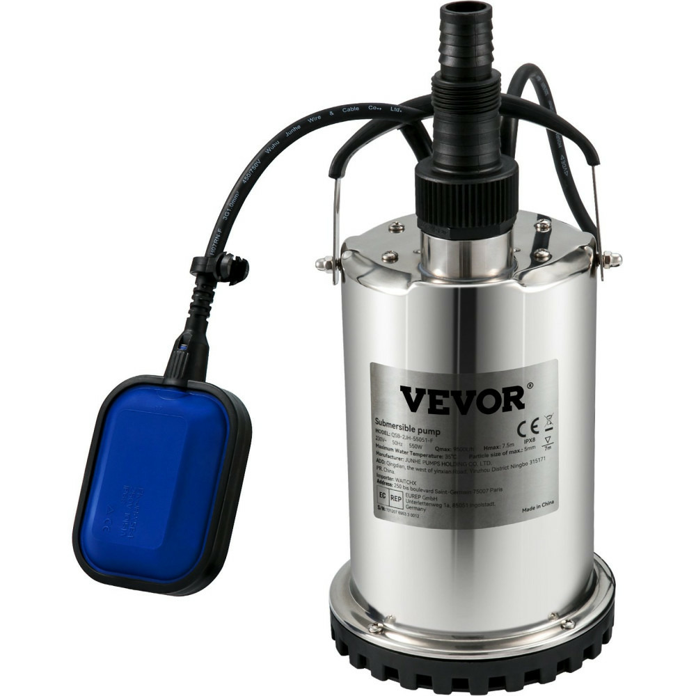 Pompe de relevage 550 w avec flotteur