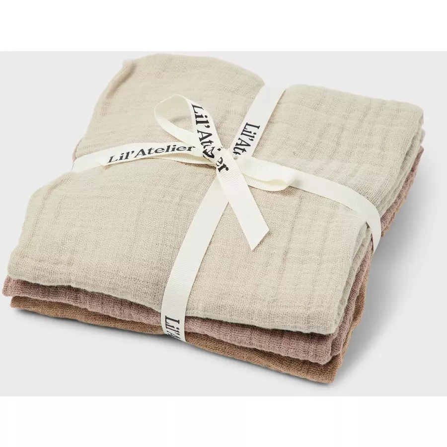 Lil'Atelier Mullwindeln 3er Pack Nbnnisley Peyote