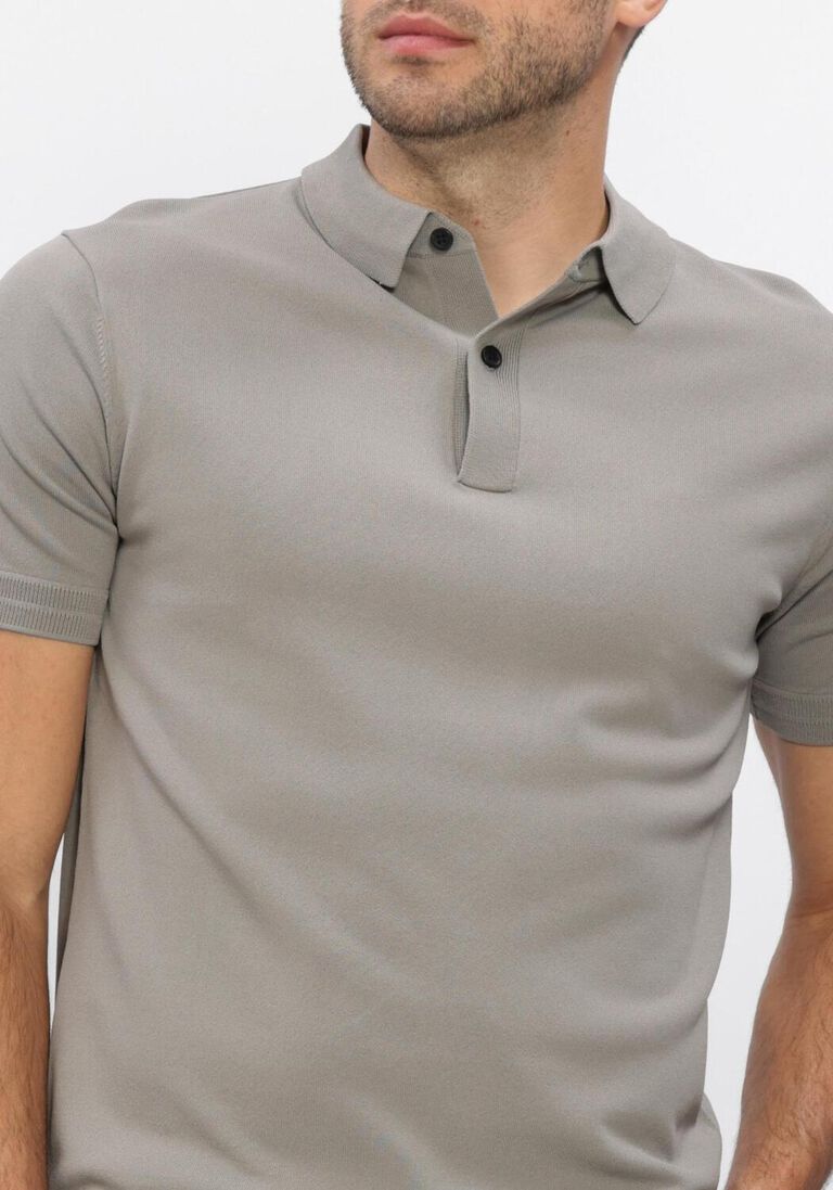 taupe genti polo polo 2 button ss 1260