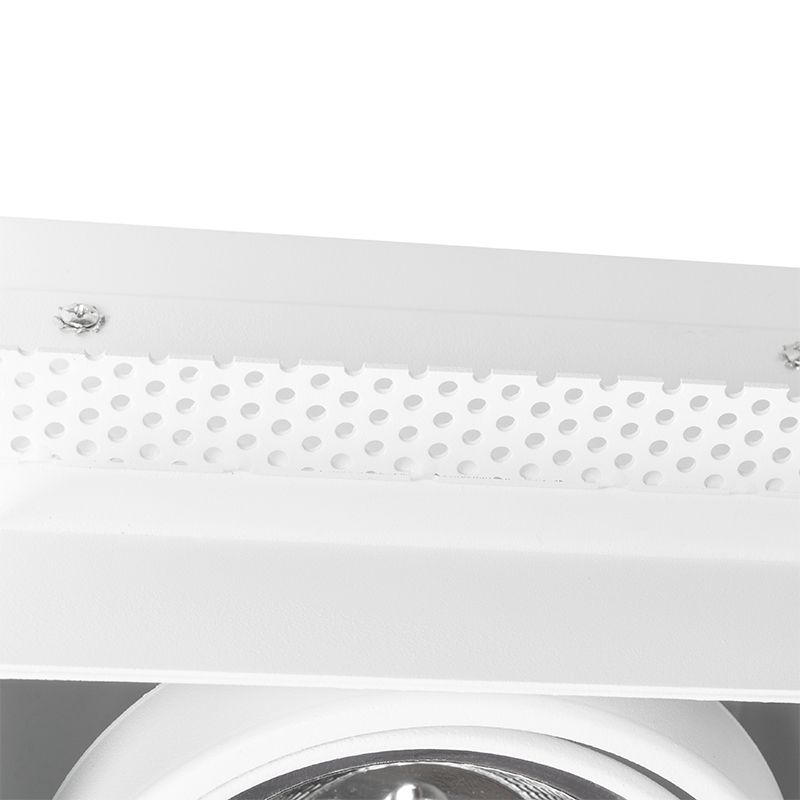Inbouwspot wit GU10 AR111 trimless verstelbaar - Oneon