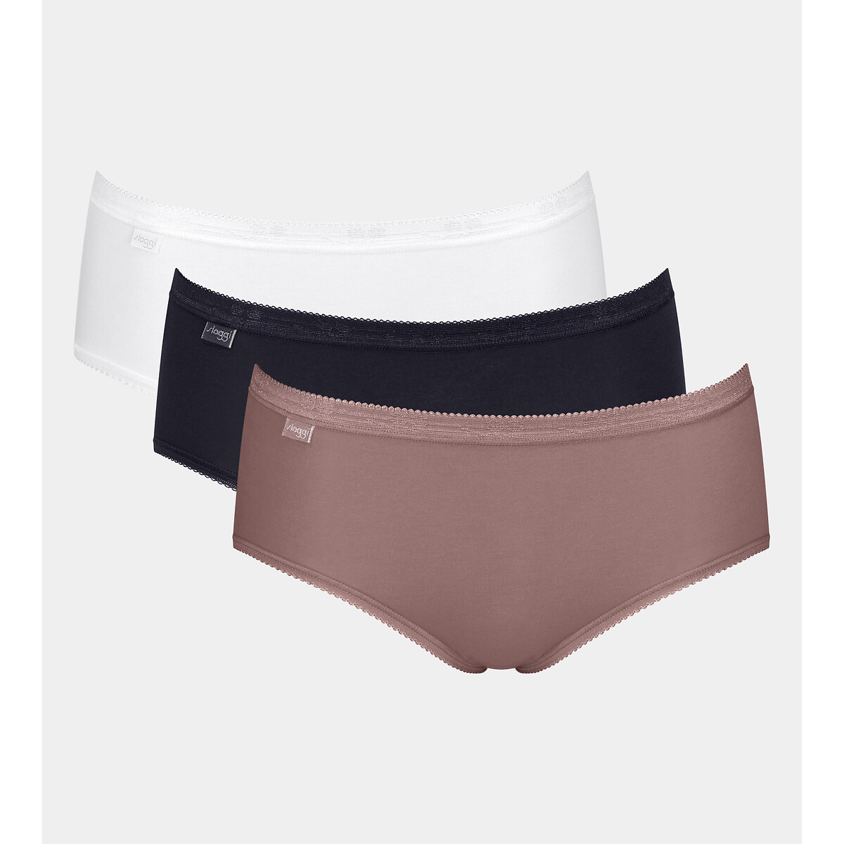 SLOGGI<br>Conjunto de 3 Slips Midi Basic+