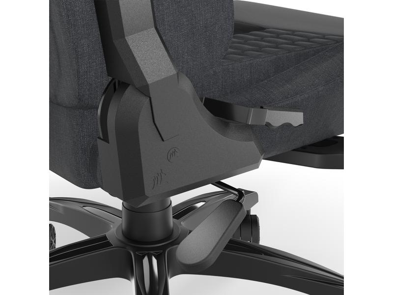 Corsair Gaming-Stuhl TC100 Relaxed Stoff Anthrazit Gaming-Computerstuhl mit 120 kg Belastbarkeit