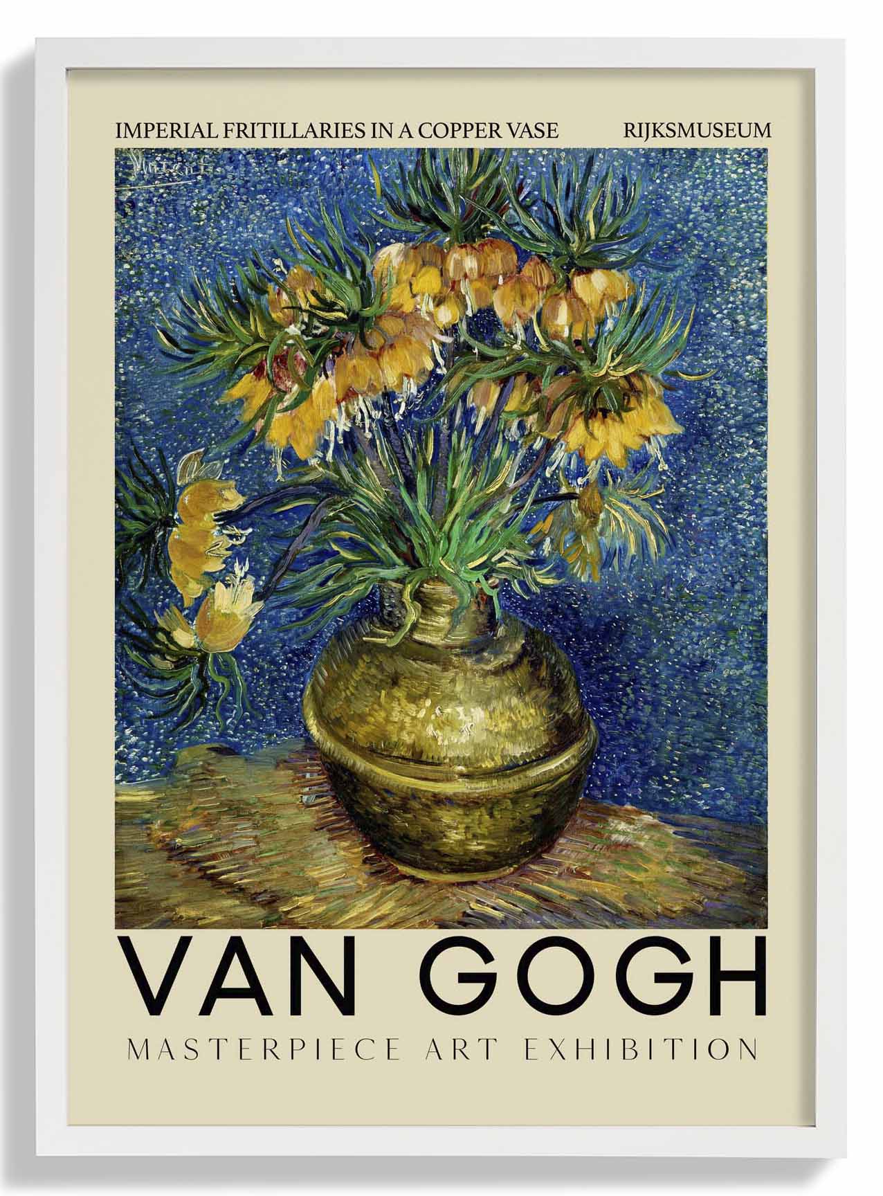 Imperial Fritillaries in a Copper Vase Kunstausstellung von Van Gogh
