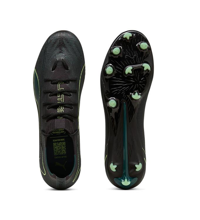 PUMA ULTRA 6 PRO FG/AG 108551 PUMA-BLACK-FIZZY-LIGHT-GREEN-T