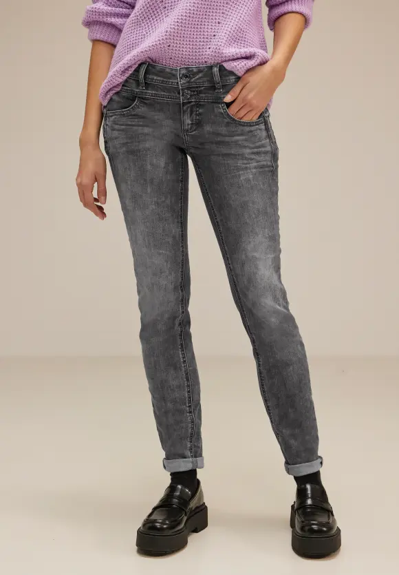 Casual Fit Jeans - grey random wash