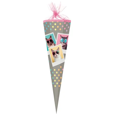 Nestler Feinkartonagen Schultüte / Zuckertüte / 85cm / eckig / 
