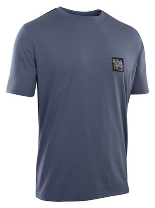 Maillot Manches Courtes ION Seek Amp Bleu