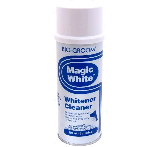 Giz em spray branco mágico para cães e gatos, para pelos longos e curtos, não gruda e não irrita, 284 ml