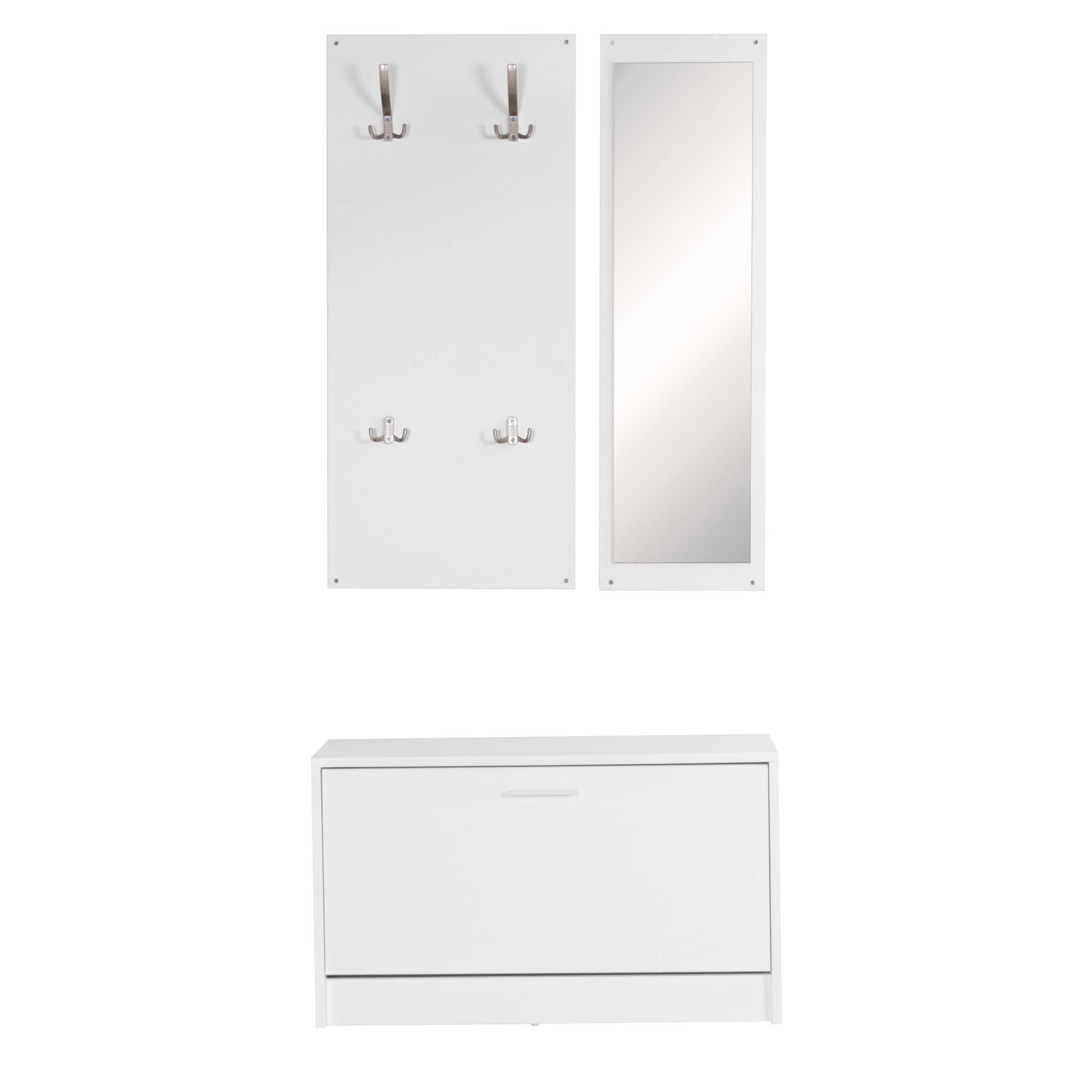 Garderobe SALERNO Weiß