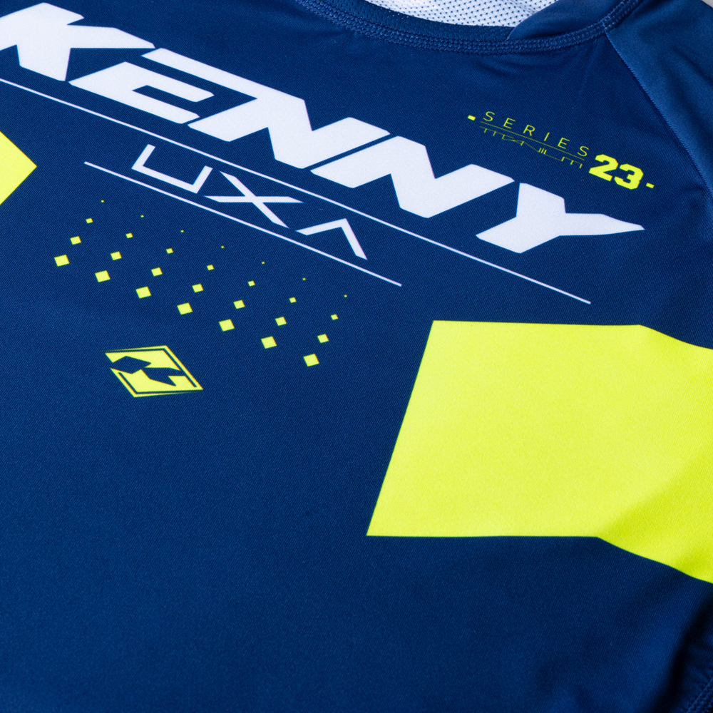 Kenny - Maillot Titanium Solid - 2023 Navy / Jaune