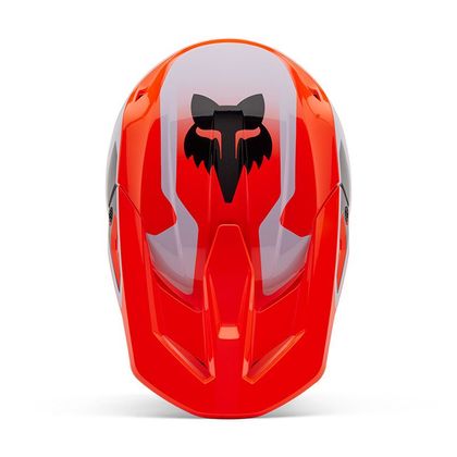 Casque cross Fox V1 LEAN ENFANT - Orange