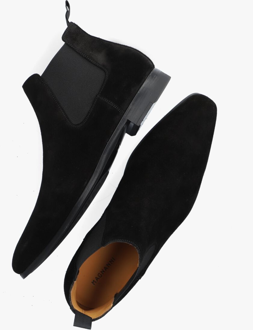 zwarte magnanni chelsea boots 20109