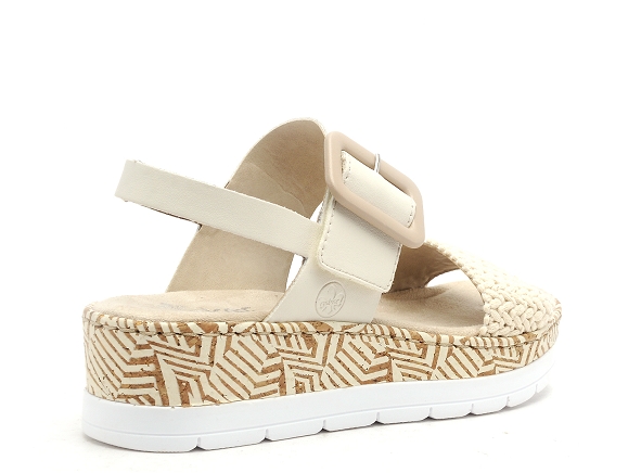 Rieker nu pieds talons femme v3950 beige